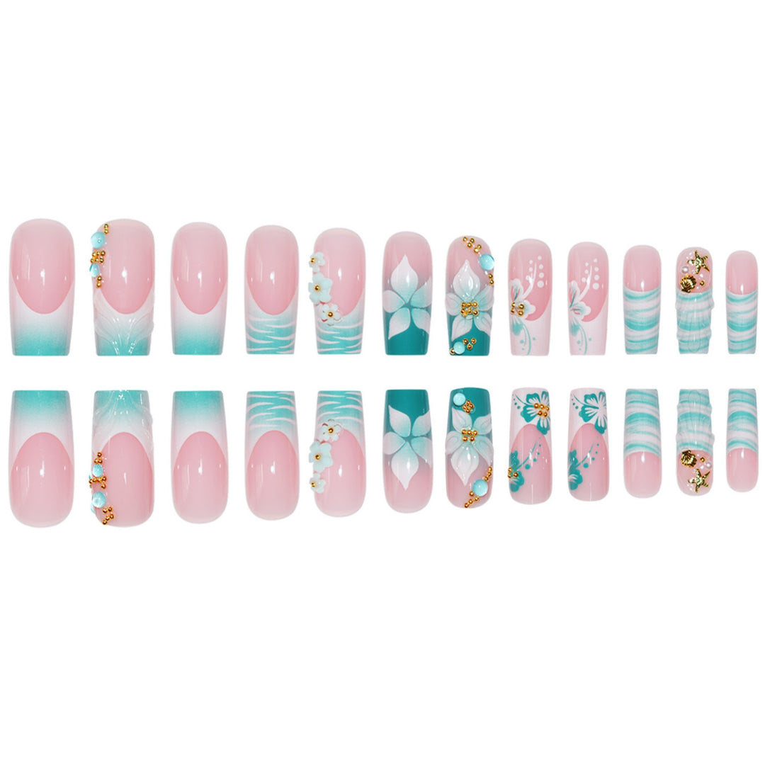 Floral Art Press-On Nails Kalsten