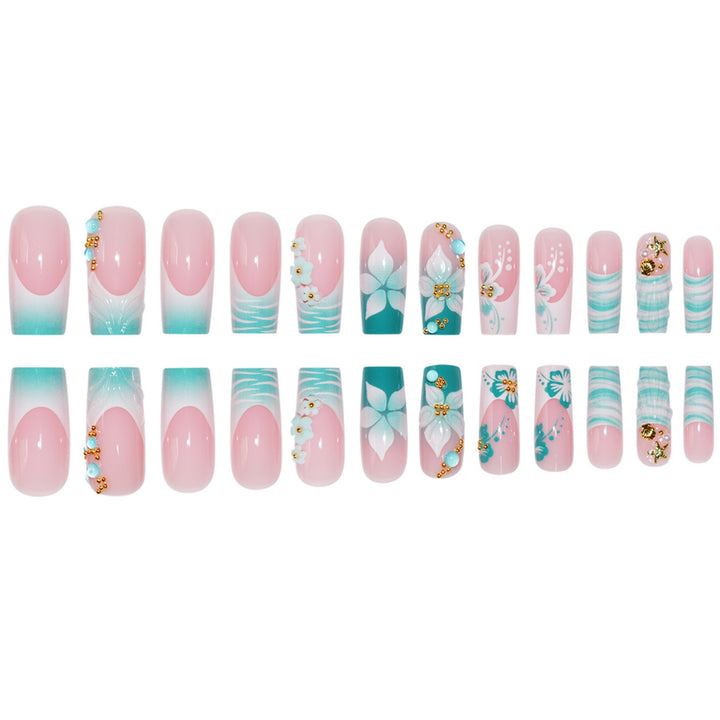 Floral Art Press-On Nails Kalsten