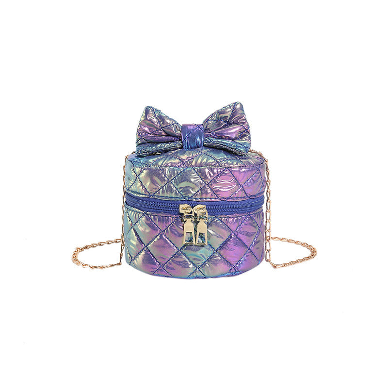Quilted Bow Detail Mini Handbag