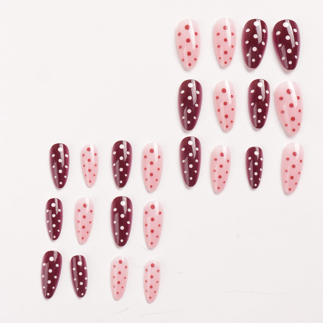 Polka Dot Nail Art Design Kalsten