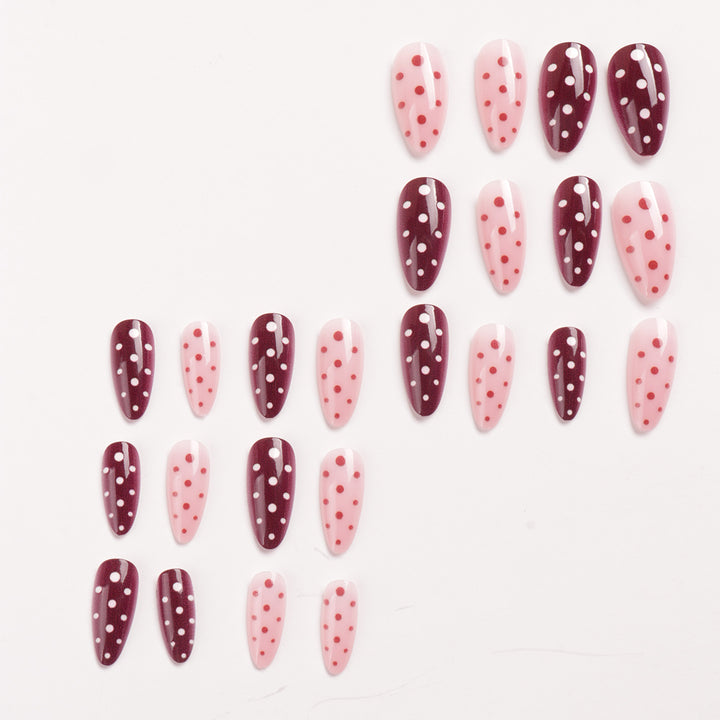 Polka Dot Nail Art Design Kalsten