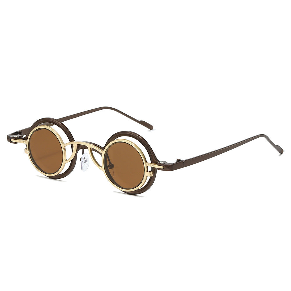 Fashion-Forward Circular Frame Sunglasses Kalsten