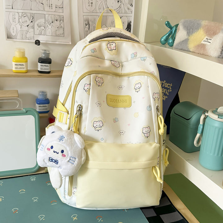 Cute Illustrated Character Backpack Kalsten