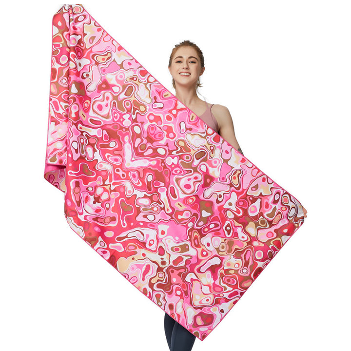 Large beach towel with colorful pattern Kalsten