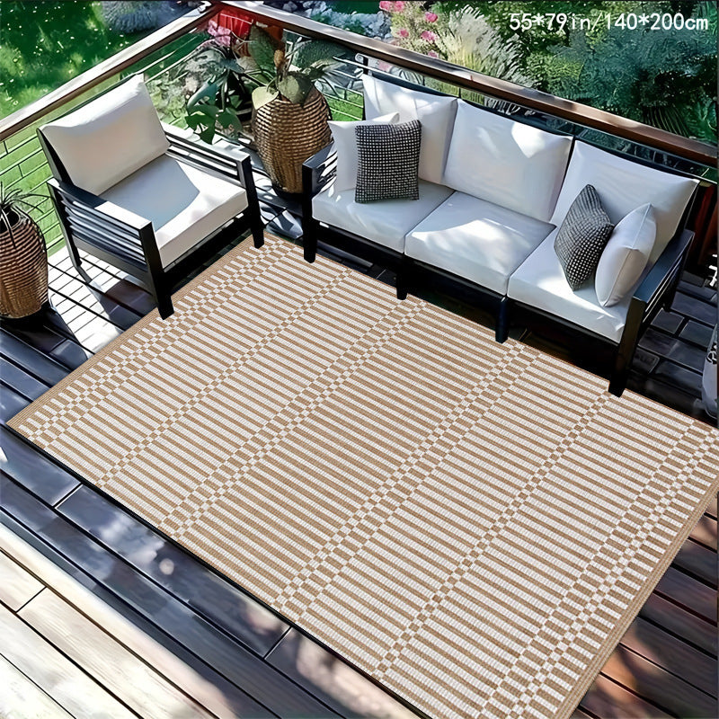 Outdoor Checkerboard Area Rug