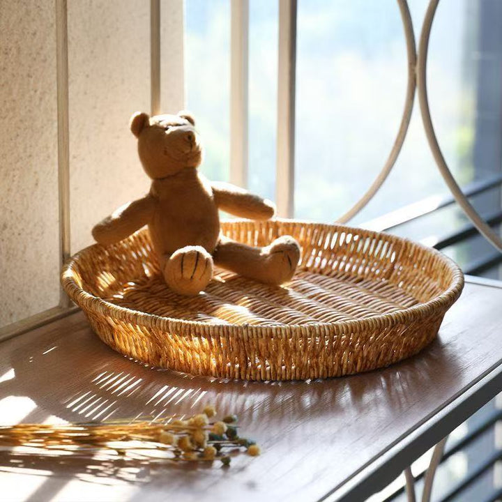 Handwoven Decorative Storage Tray Kalsten