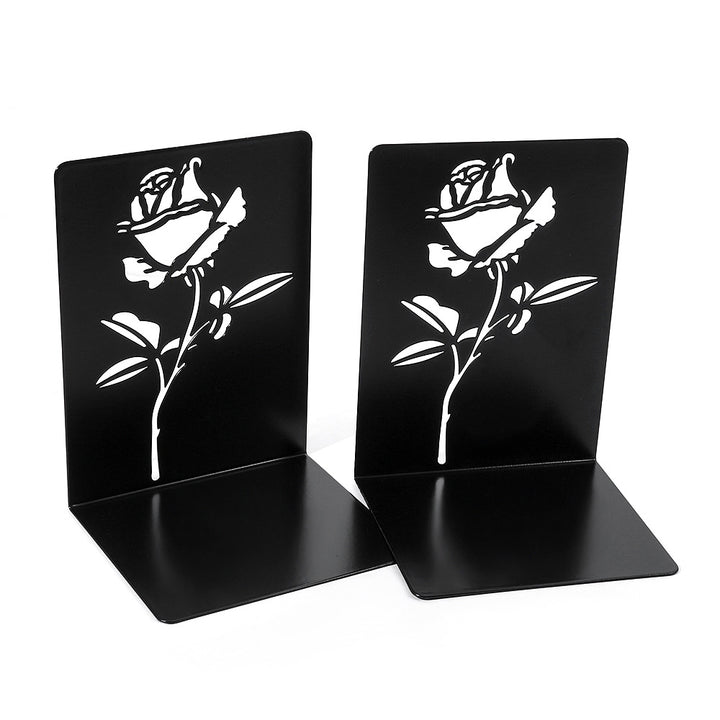 Decorative Flower-Inspired Bookends