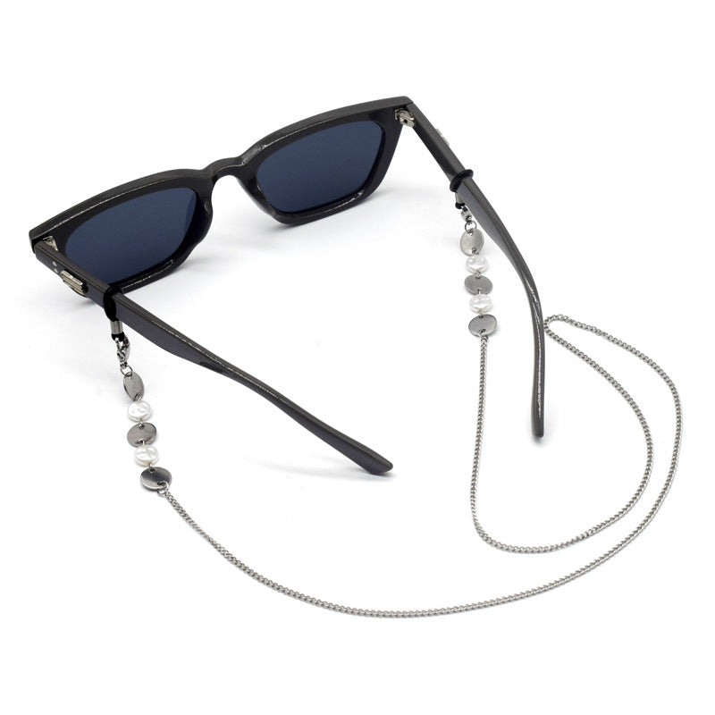 Elegant Metallic Chain Eyewear Holder Kalsten