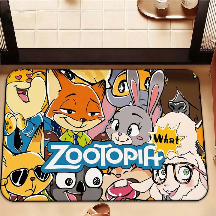 Cartoon-Themed Area Mat