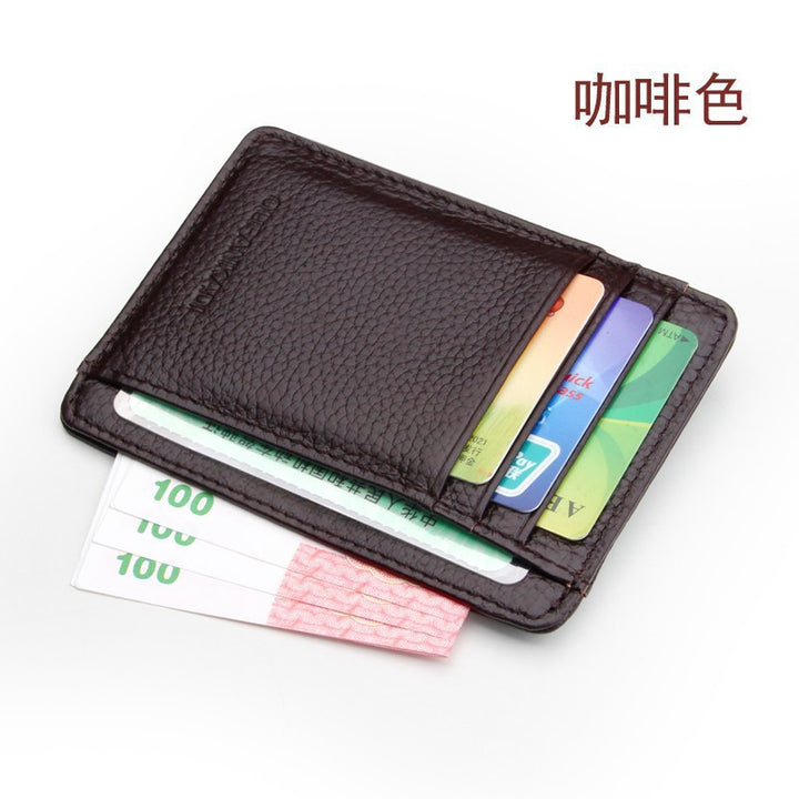 Premium Textured Leather Card Holder Kalsten