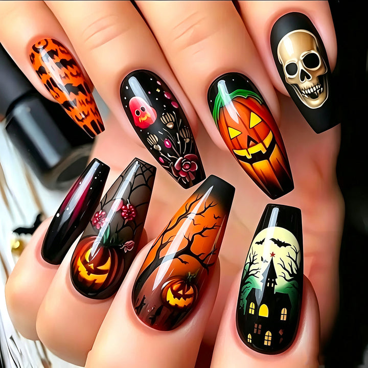 Creative Halloween Nail Art Kalsten