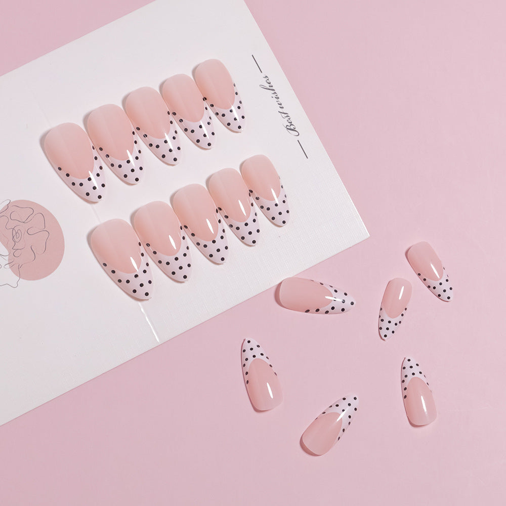 Stylish Polka Dot Design Press-On Nails Kalsten