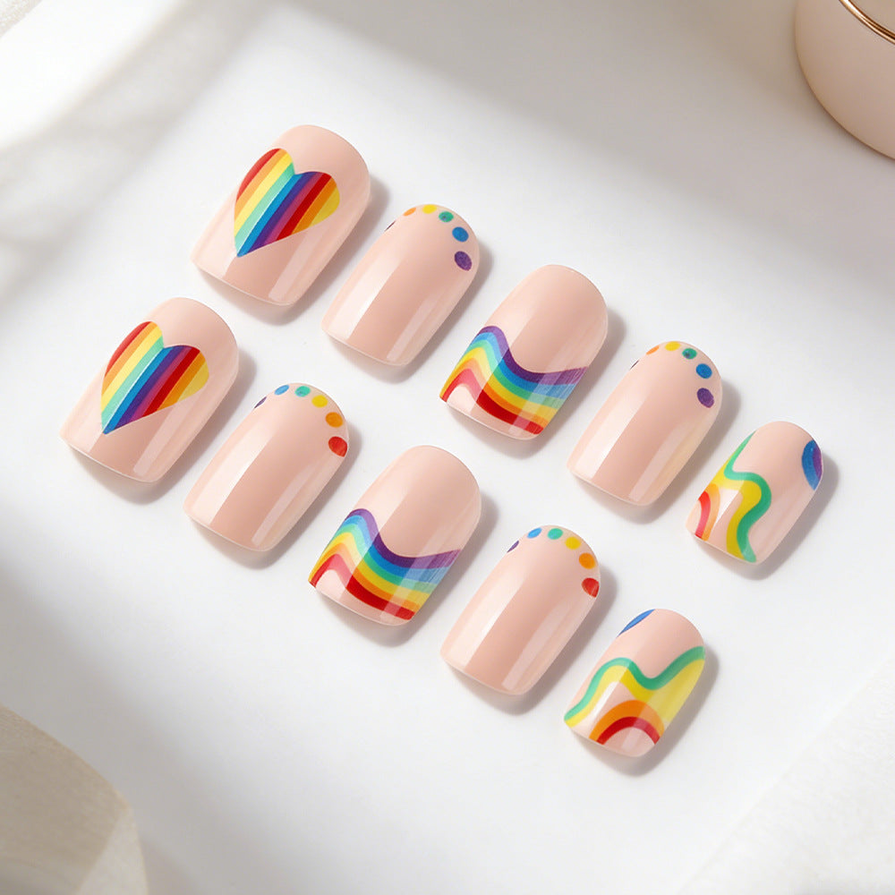 Artistic Rainbow Nail Art Set Kalsten