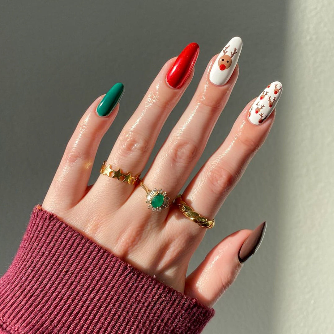 Holiday-Themed Press-On Nail Art Set Kalsten 1788496103