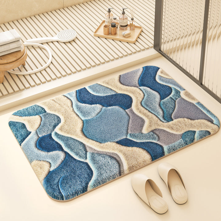 Colorful Geometric Design Bath Mat Kalsten