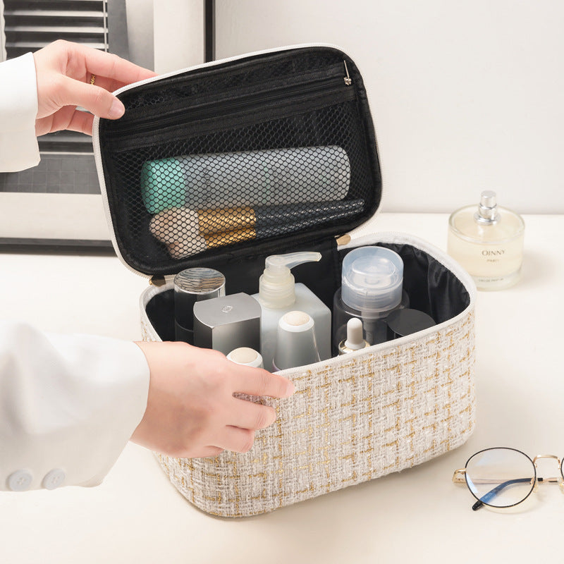 Stylish Quilted Cosmetic Case Kalsten