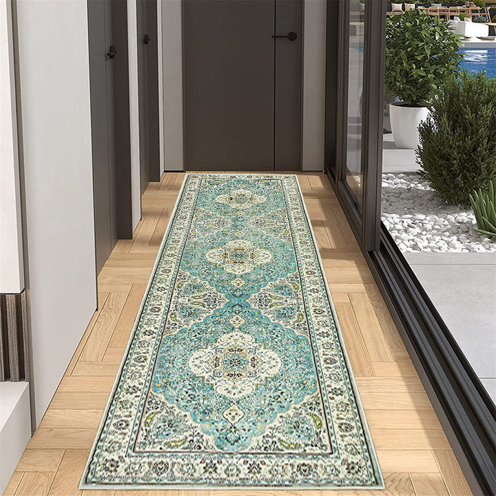 Vintage-Inspired Geometric Runner Rug Kalsten