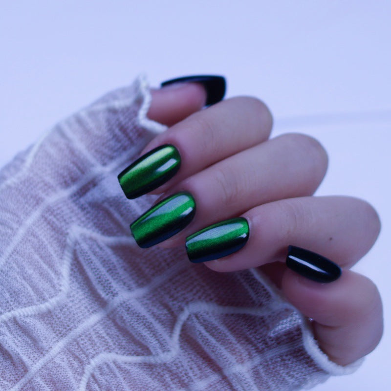 Artificial nails with shimmering metallic effect Kalsten
