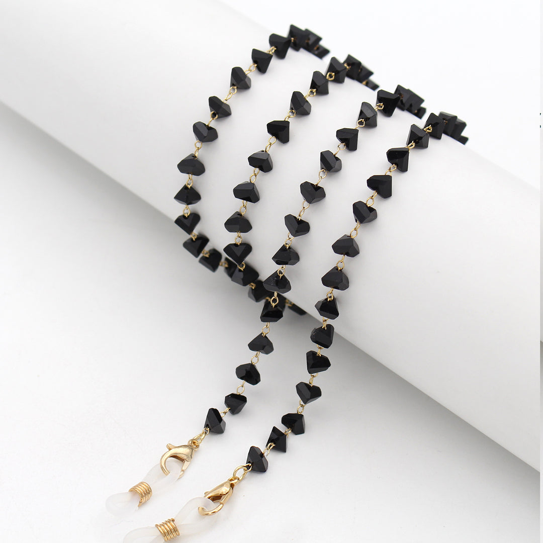 Heart Shaped Beaded Eyewear Chain Kalsten