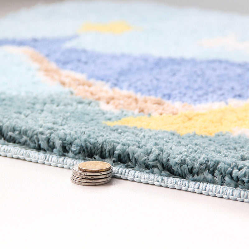 Cartoon Whale Bath Mat Kalsten