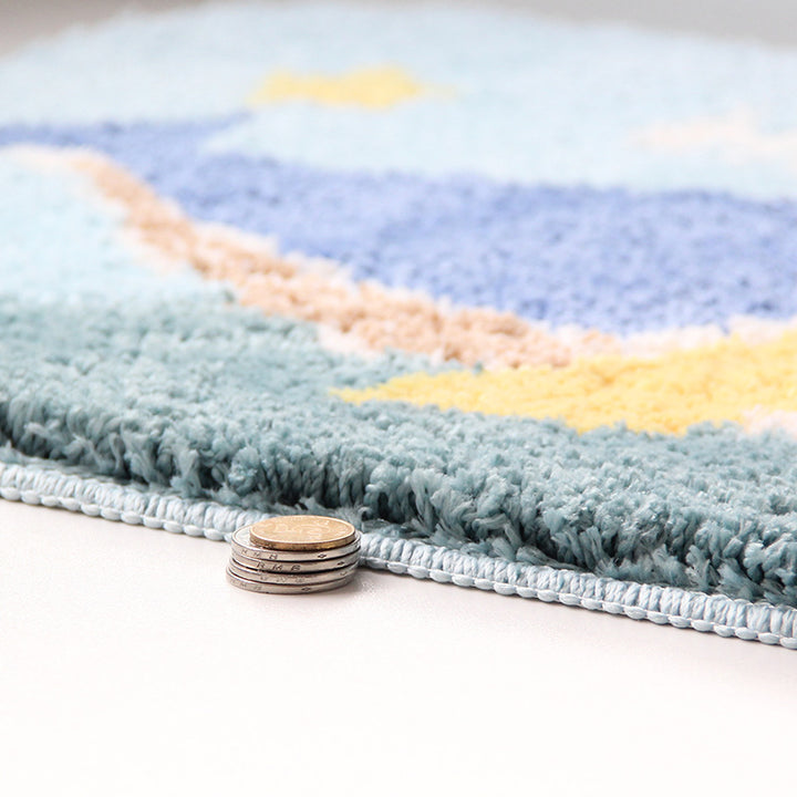Cartoon Whale Bath Mat Kalsten