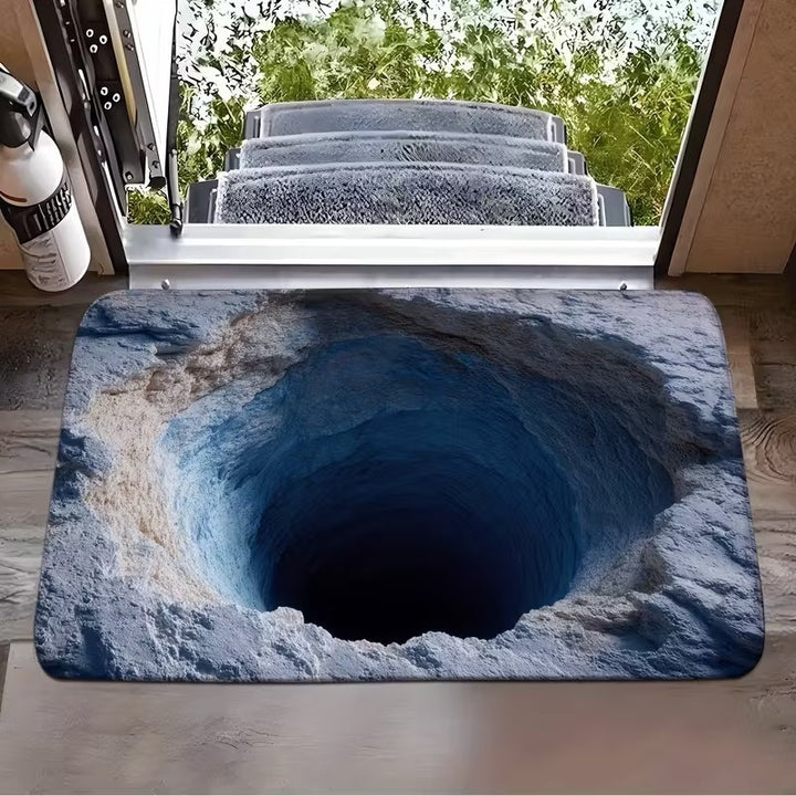 Artistic 3D Cave Scene Area Mat Kalsten