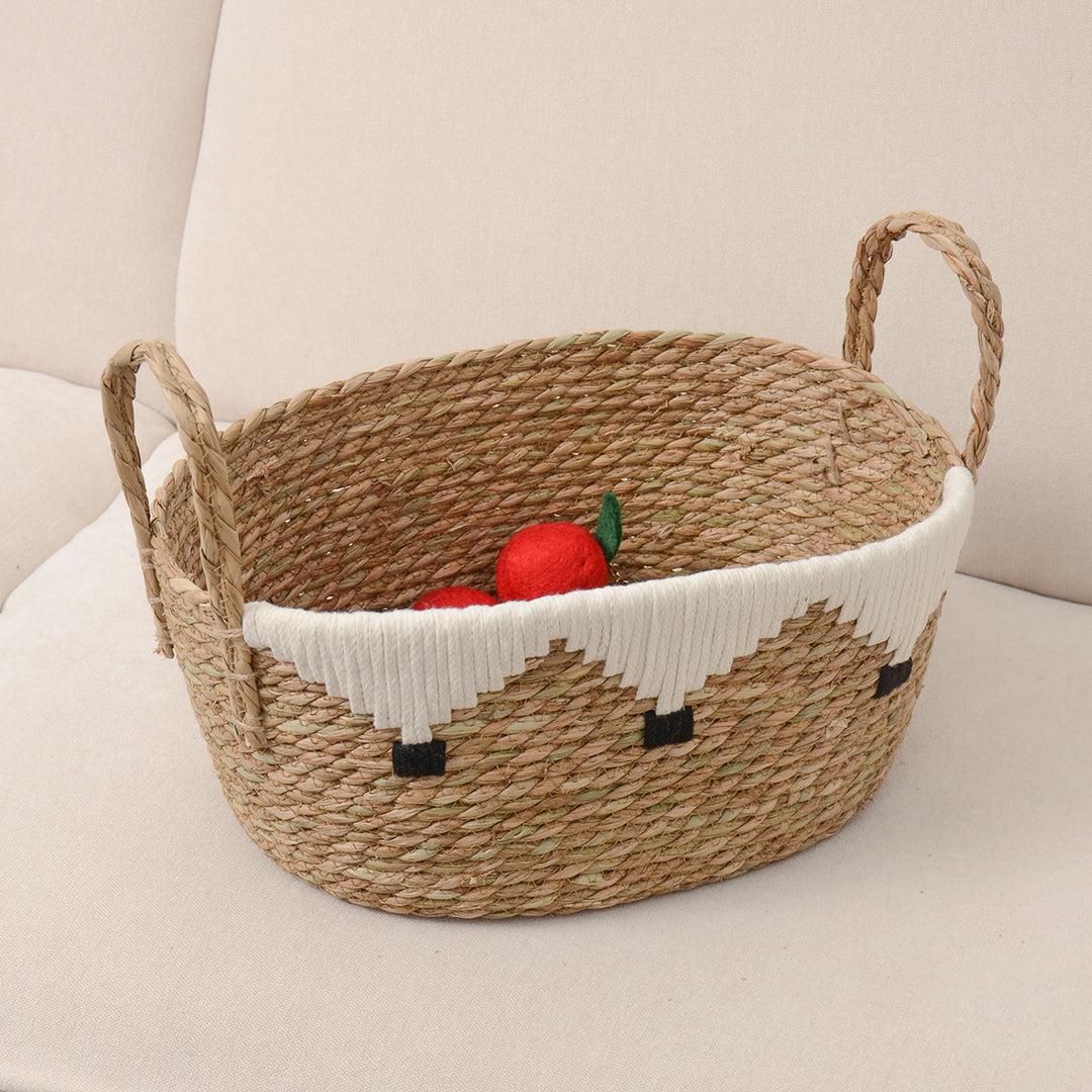 Handwoven decorative basket Kalsten