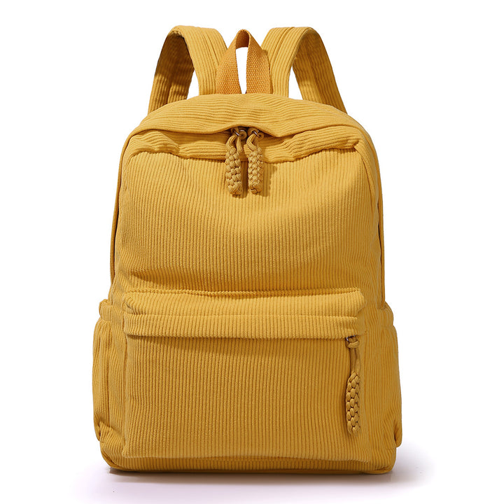 Casual Corduroy Backpack Kalsten