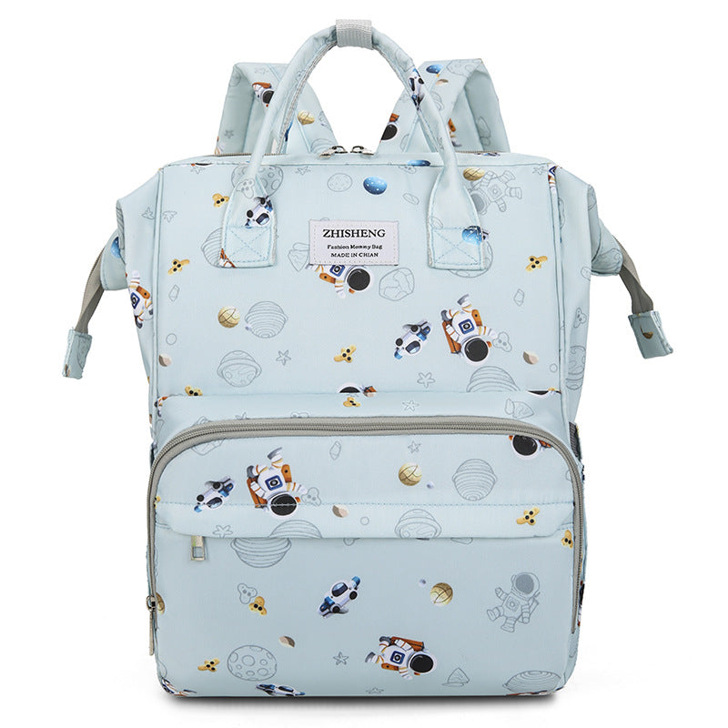 Cosmic-Themed Multi-Functional Diaper Backpack Kalsten