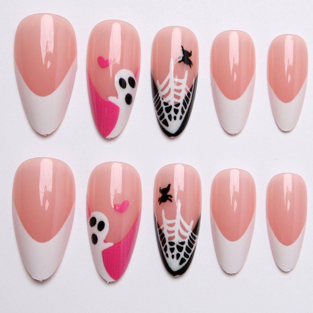 Creatively designed Halloween artificial nails Kalsten