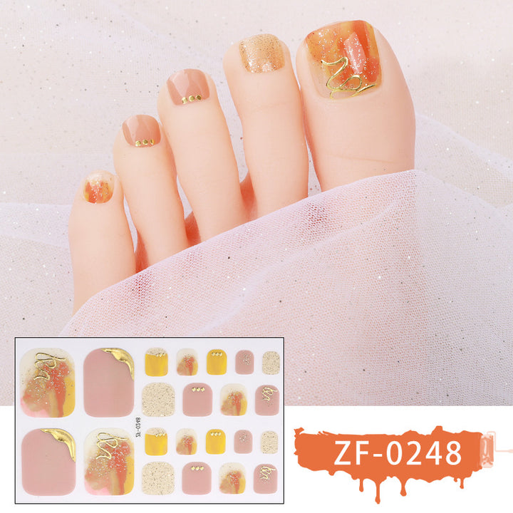 Artistic Toe Nail Wraps
