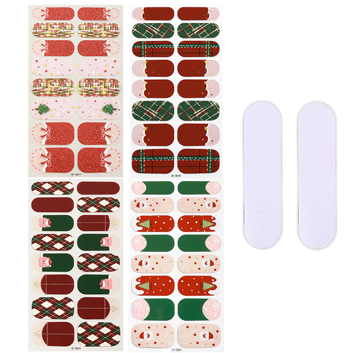 Holiday-Themed Nail Art Stickers