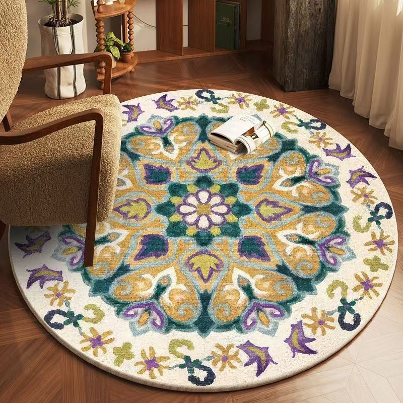 Decorative Circular Area Rug