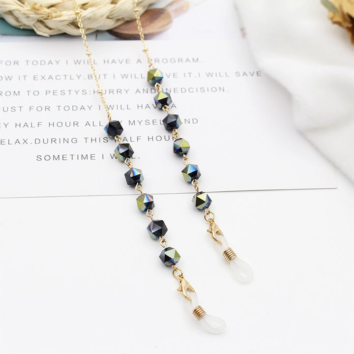 Elegant Crystal-Embellished Eyewear Chain Kalsten 1788159829