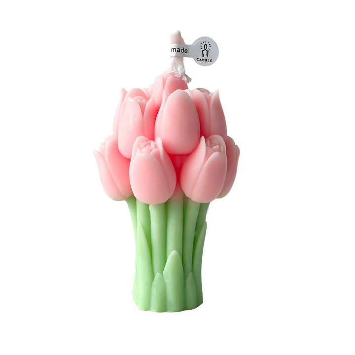 Artistic Floral Candle