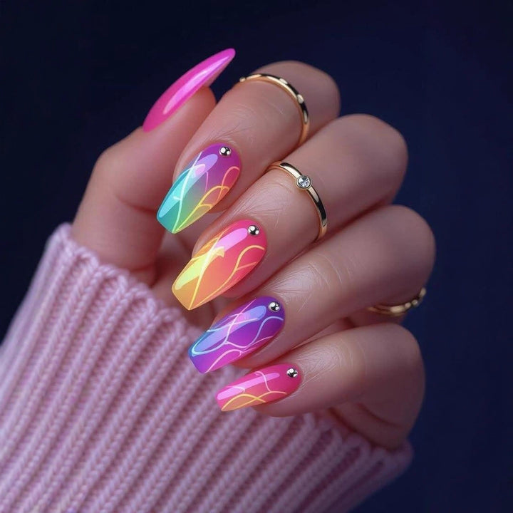 Elegant Artificial Nail Decoration Kalsten