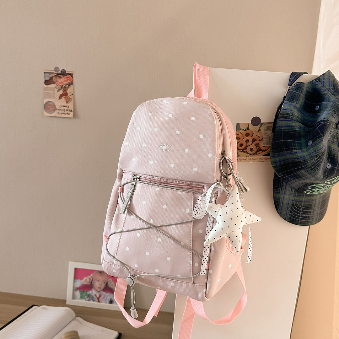 Casual Polka Dot Mini Backpack Kalsten