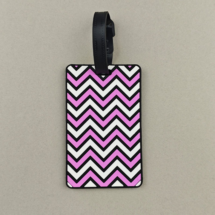 Unisex Chevron Pattern Travel Luggage Tag Kalsten