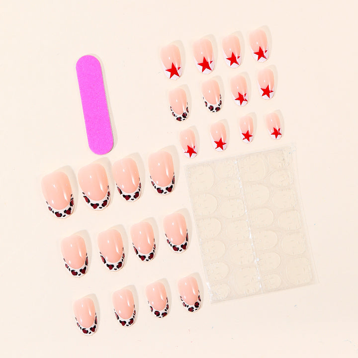 Chic Star and Animal Print Nail Art Set Kalsten
