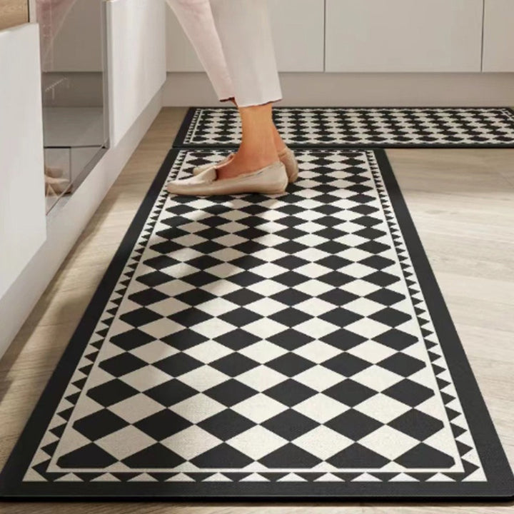 Floral Design Anti-Fatigue Kitchen Mat Kalsten