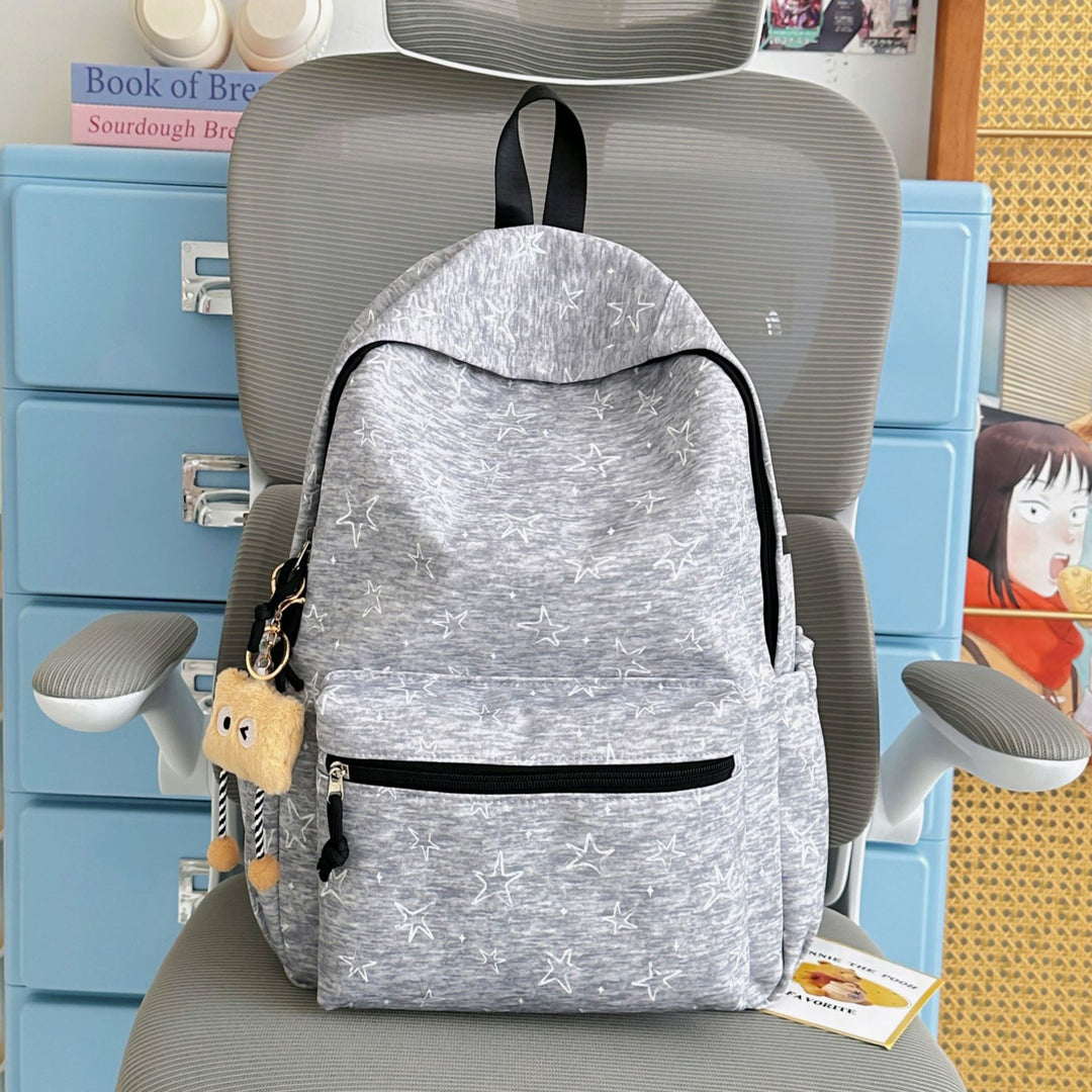 Star Print Casual Backpack