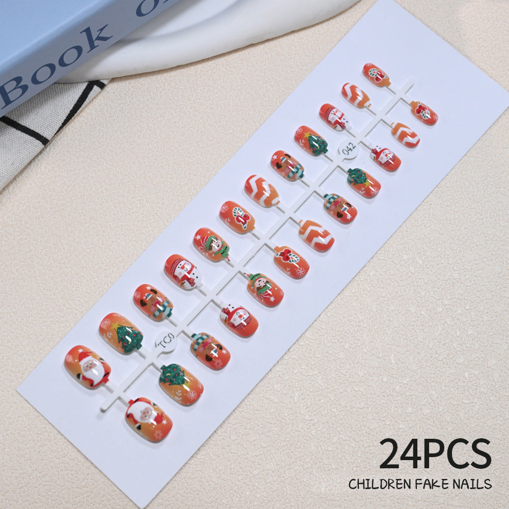 Children's Fun Holiday-Themed Fake Nail Set Kalsten