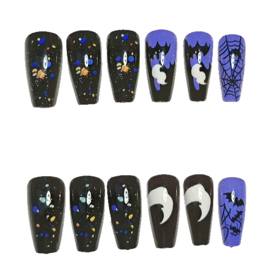 Halloween-Inspired Thematic Nail Art Set