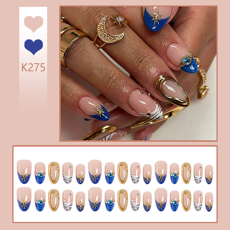 Artistic art nails with elegant accents Kalsten