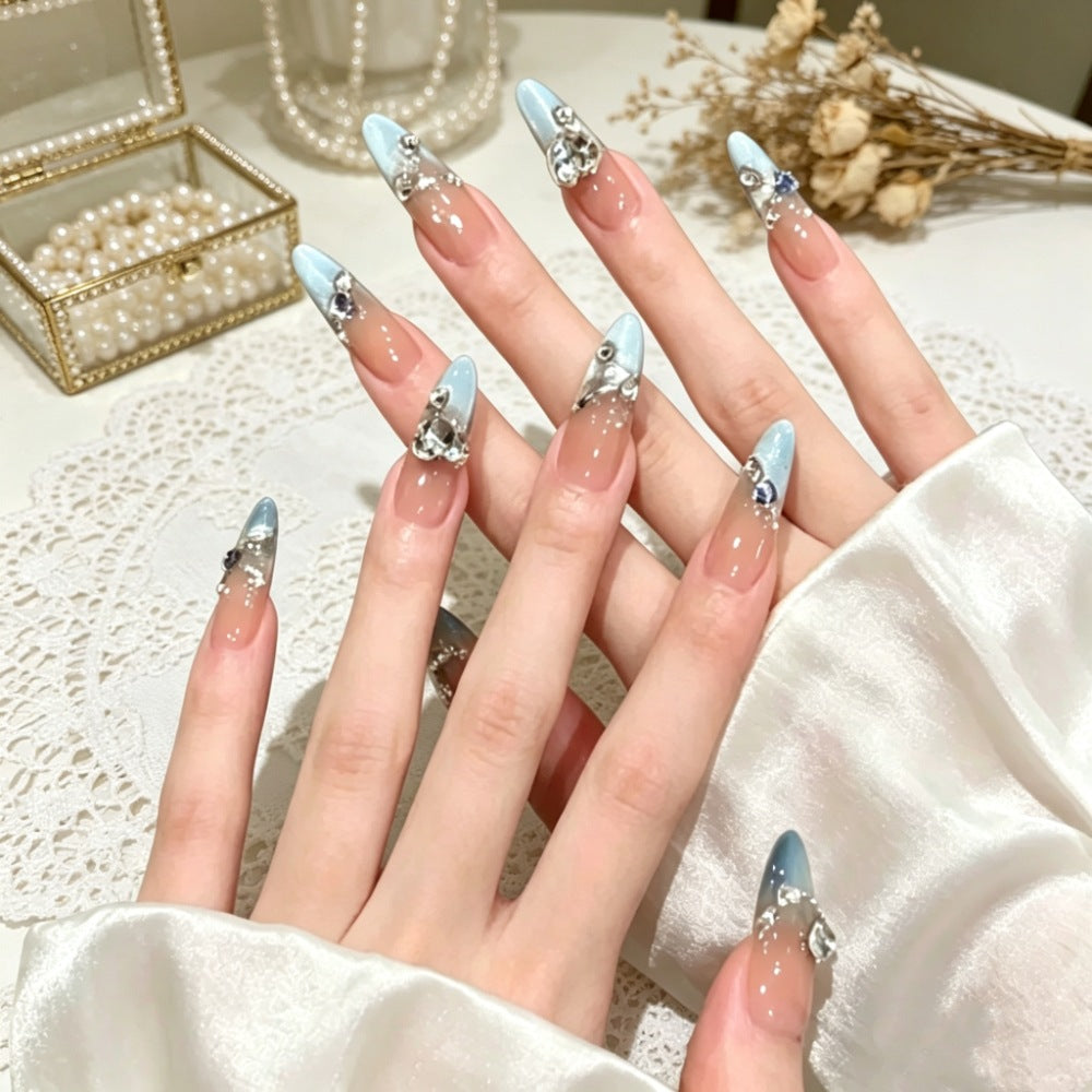 Artistic Floral Press-On Nail Set Kalsten