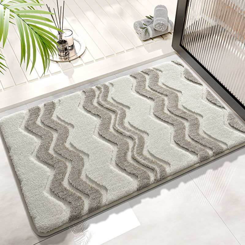 Textured Memory Foam Bathroom Mat Kalsten