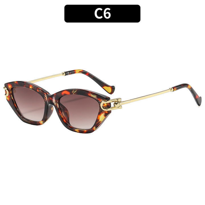 Geometric Cat-Eye Sunglasses