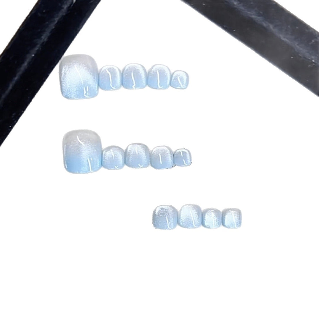 Gradient Glossy Press-On Nails Kalsten
