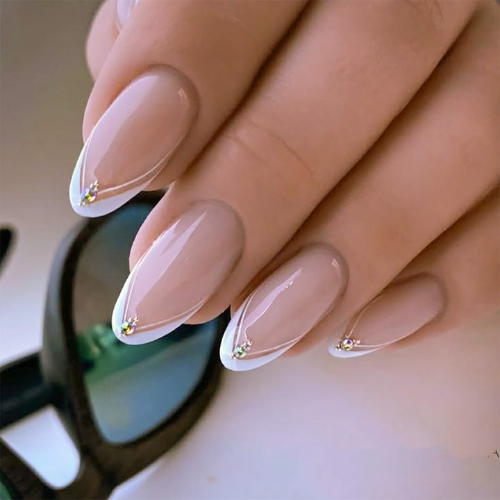 Elegant Stiletto Press-On Nail Art Kalsten