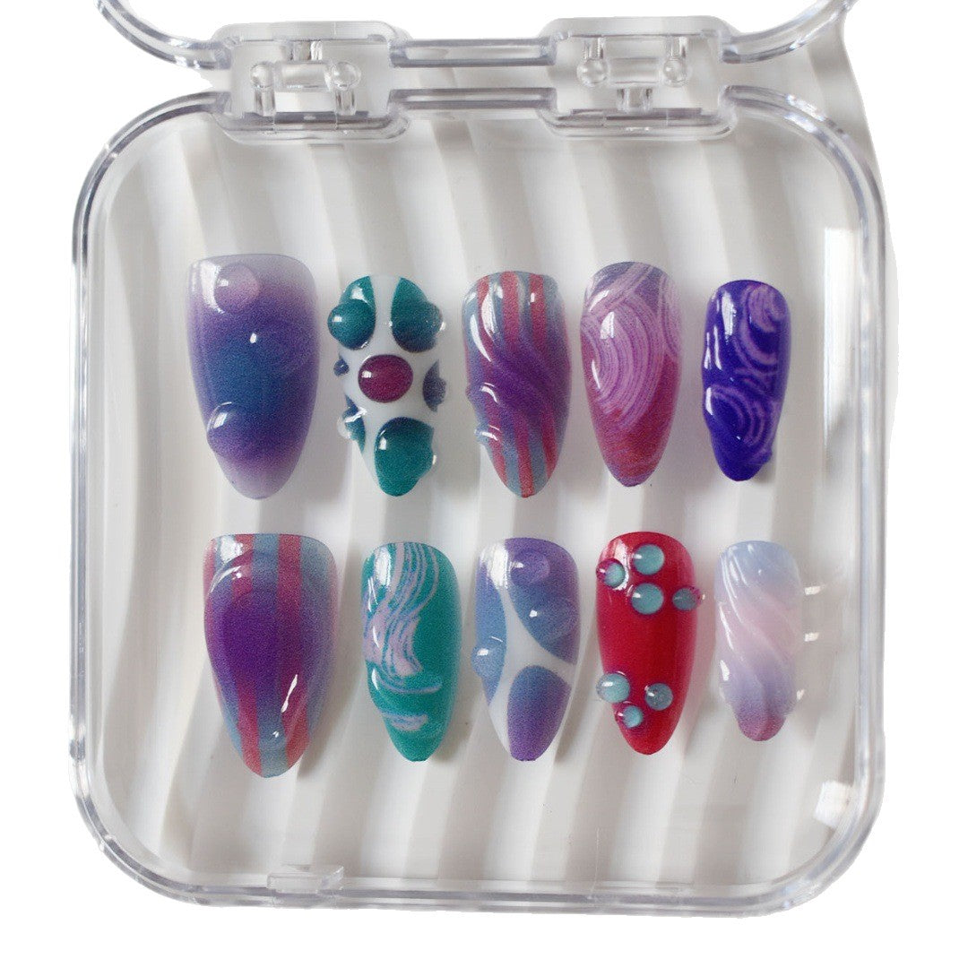 Artistic 3D Nail Design Kalsten